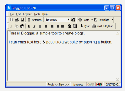 Blogging Software Downloads Trend